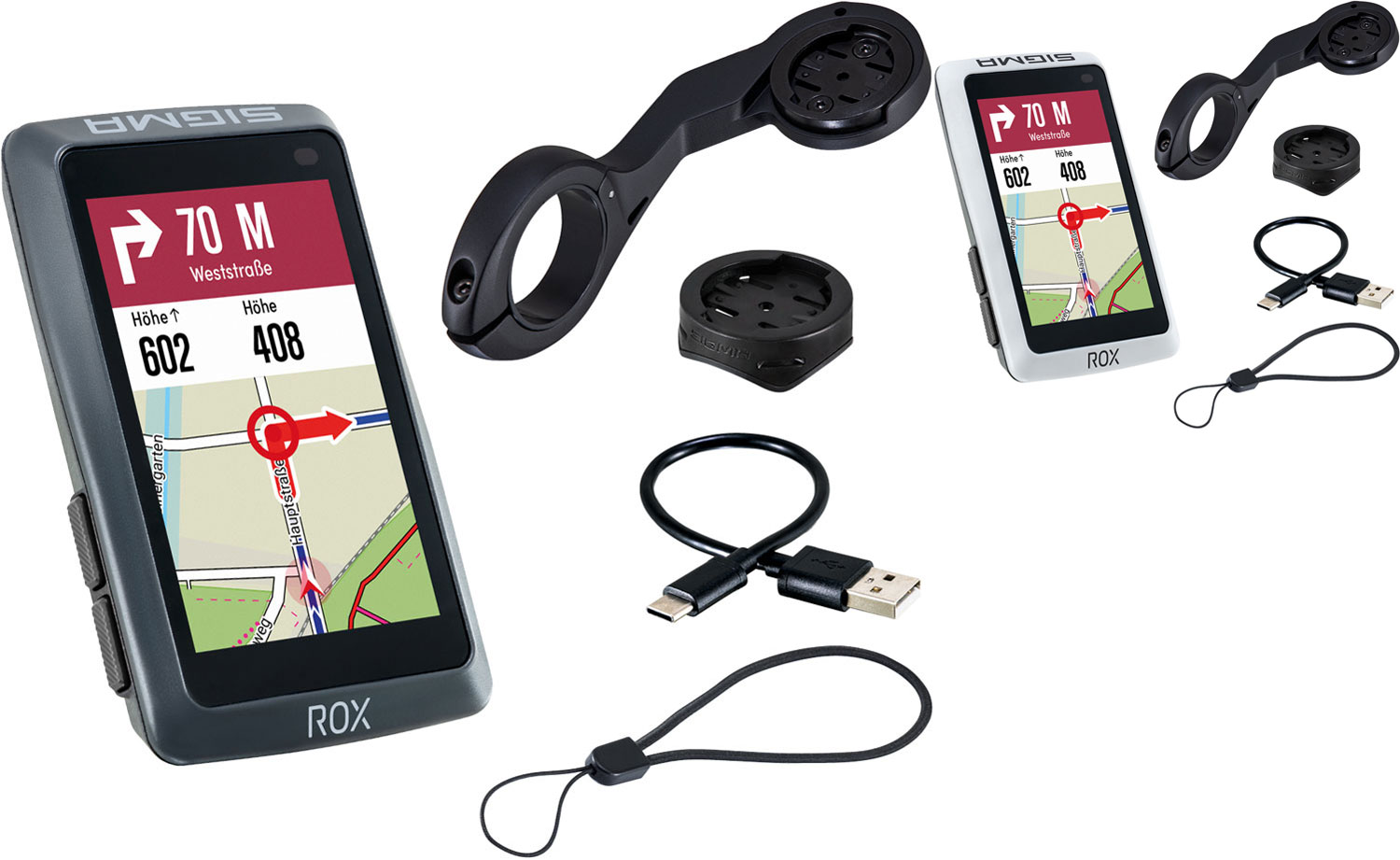 SIGMA ROX 12.1 EVO Basic Set - GPS-Fahrrad Navigationssystem